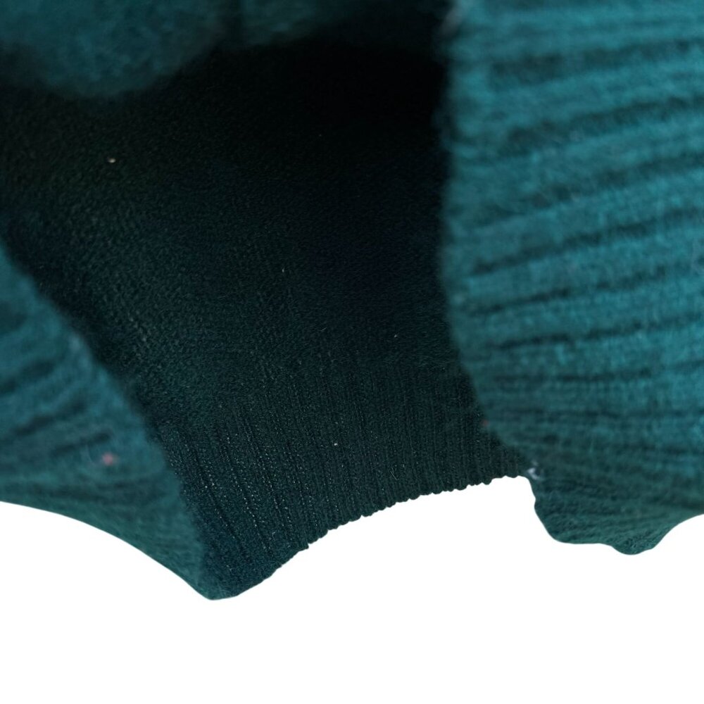 Braemar Vintage Womens Green‎ Wool Knit Shetland Cardigan Sweater Button Defects - Picture 14 of 14